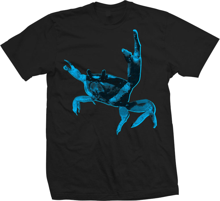 Blue Neon Crab T-Shirt