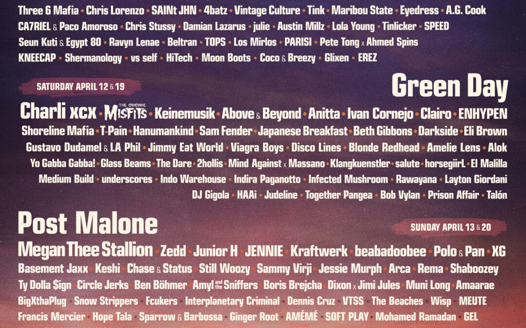Full Live Set Stream from Coachella – Friday 11th April | 22:05 PST