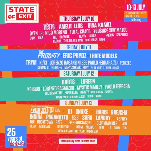 Back at EXIT 2025 to bring the NOISE! Serbia’s always had the fire… we feel it, we see it. Let’s do this. 💥